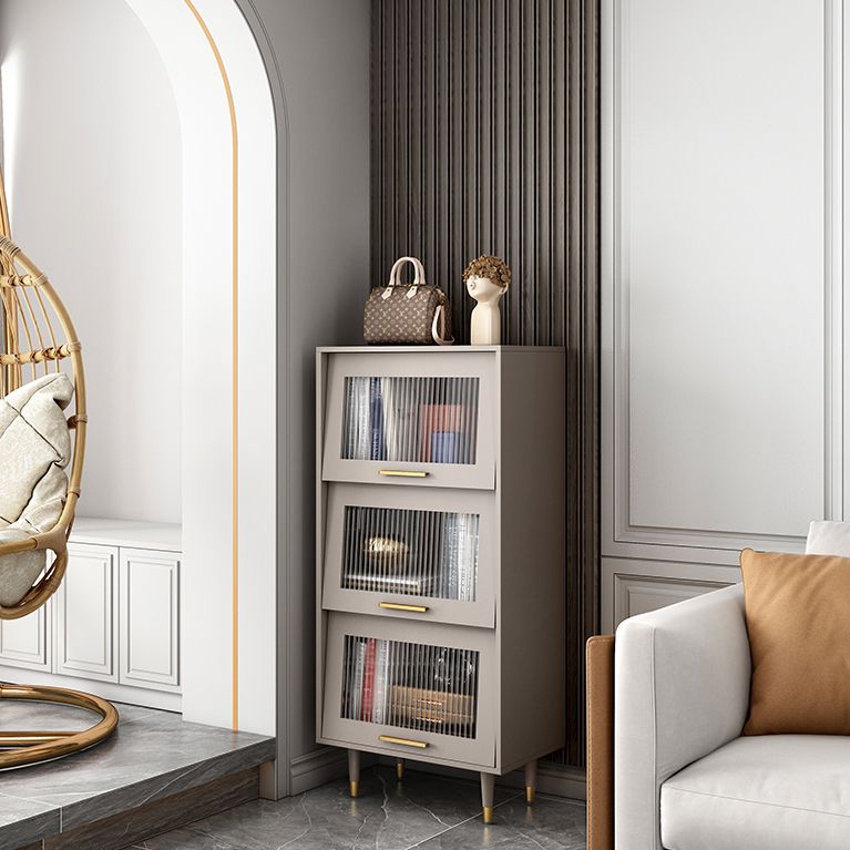 Champagne glam mdf buffet soggiorno armadi in vetro a buffet da pranzo