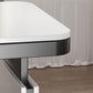 Rectangle White Stone Top Bar Dining Table Contemporary Bar Height Table