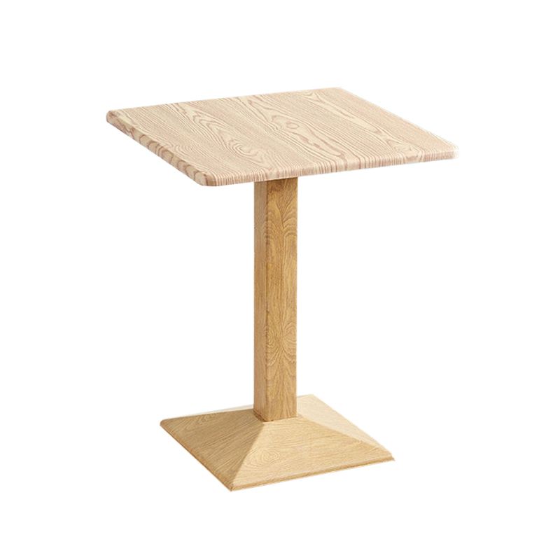 Contemporary Round and Wooden Square Dining Table for 2 People Clearhalo 'Dining Tables & Seating' 'Dining Tables' 'dining_table' 'furn' 'furn_dining_table' 'Furniture' 'Kitchen & Dining Furniture' 1200x1200_be65dc38-49cb-455f-8f85-45356734bb6b