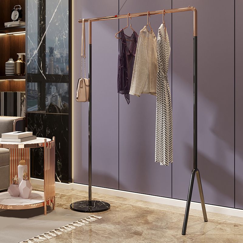 Contemporary Plain Clothes Hanger Free Standing Metal Coat Rack Clearhalo 'Entry & Mudroom Furniture' 'furn' 'furn_hall_tree_coat_racks' 'Furniture' 'Hall Trees & Coat Racks' 'hall_tree_coat_racks' 1200x1200_be6706de-9a43-4ec4-8bbe-1530335e85c7