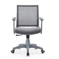 Mesh Mid Back Desk Chair Contemporary Fixed Arms Bureau stoel met wielen