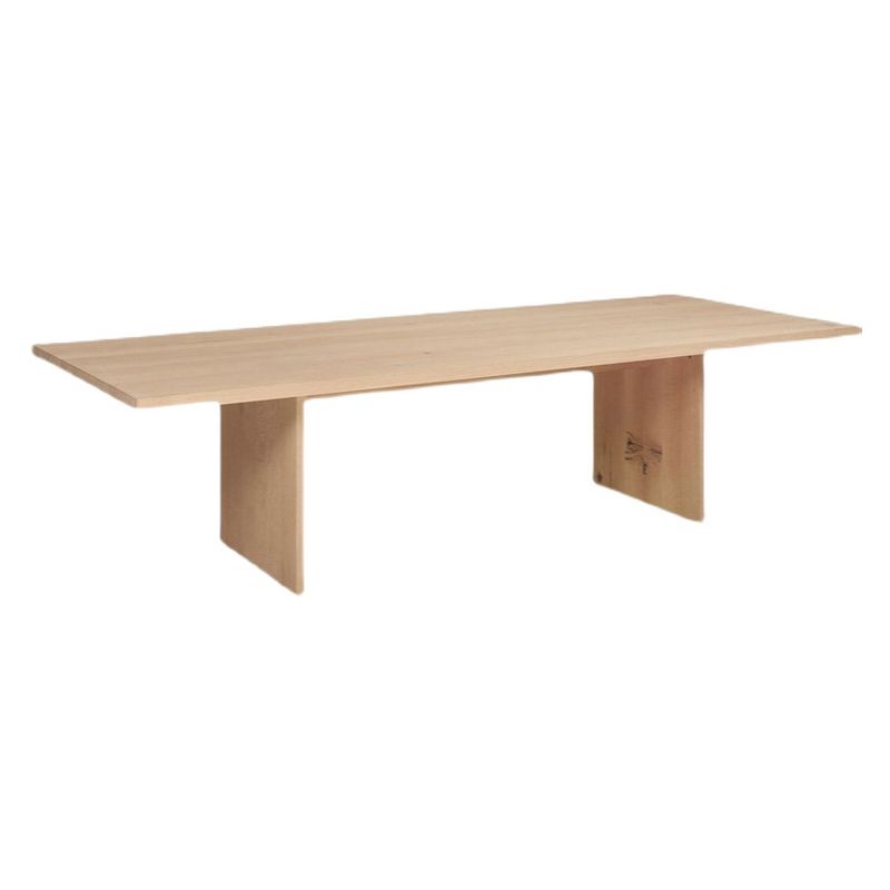 Solid Wood Brown Dining Table Simplicity Double Pedestal Table for Dining Room Clearhalo ' dining_table' 'Dining Tables & Seating' 'Dining Tables' 'furn' 'furn_dining_table' 'Furniture' 'furniture_dining_table' 'Kitchen & Dining Furniture' 'kitchen&dining_furn' 'kitchen' 'kitchen_dining_table' 1200x1200_be685128-70f4-44c8-9e9f-e6003afa1f66