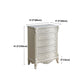 White Sold Wood Buffet Server soggiorno a buffet moderno con cassetti