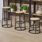 Industrial Armless Backless Counter Stool Steel Cashier Bar Stool with Pedal Clearhalo 'Bar Furniture' 'Bar Stools' 'bar_stools' 'furn' 'furn_bar_stools' 'furniture_bar_stools' 'Kitchen & Dining Furniture' 'kitchen&dining_furn' 'kitchen' 'kitchen_furn' Furniture' 1200x1200_be6bfb67-4e90-4eca-9db3-9549d7013742