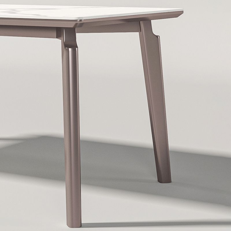 Esszimmer-Set aus gesintertem Stein im Designer-Stil, rechteckig, 1/2/4/5/7-teilig, Esszimmertisch-Set