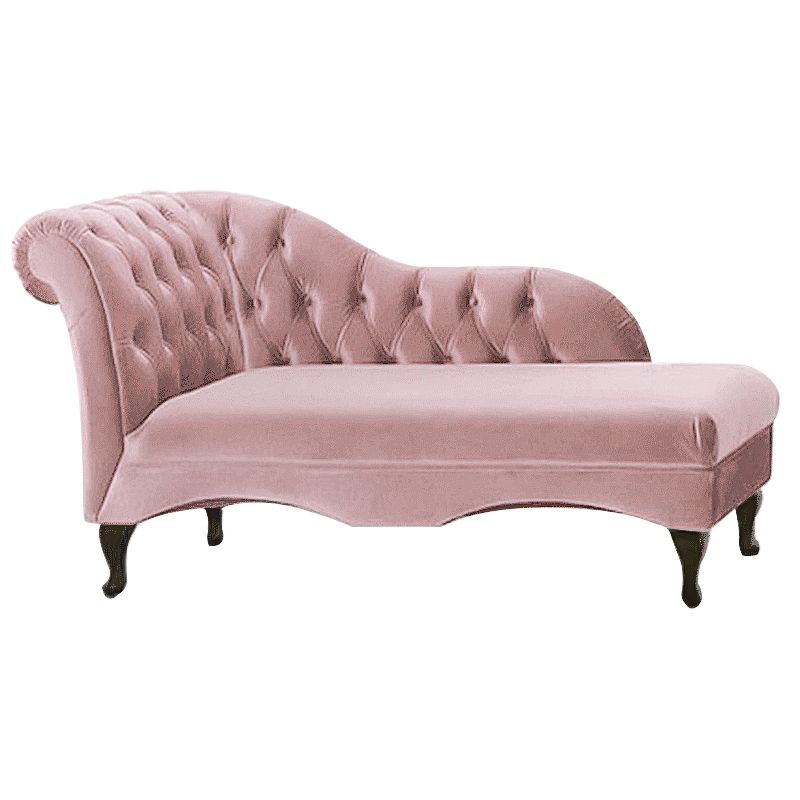 Living Room Rolled Arms Chaise Modern Style Velvet Chaise with Two Arms Clearhalo 'Chairs & Seating' 'Chaise Lounge' 'chaise_lounge' 'furn' 'furn_chaise_lounge' 'Furniture' 'Living Room Furniture' 1200x1200_be6ece93-ce52-44d8-9805-b6112824f0ab