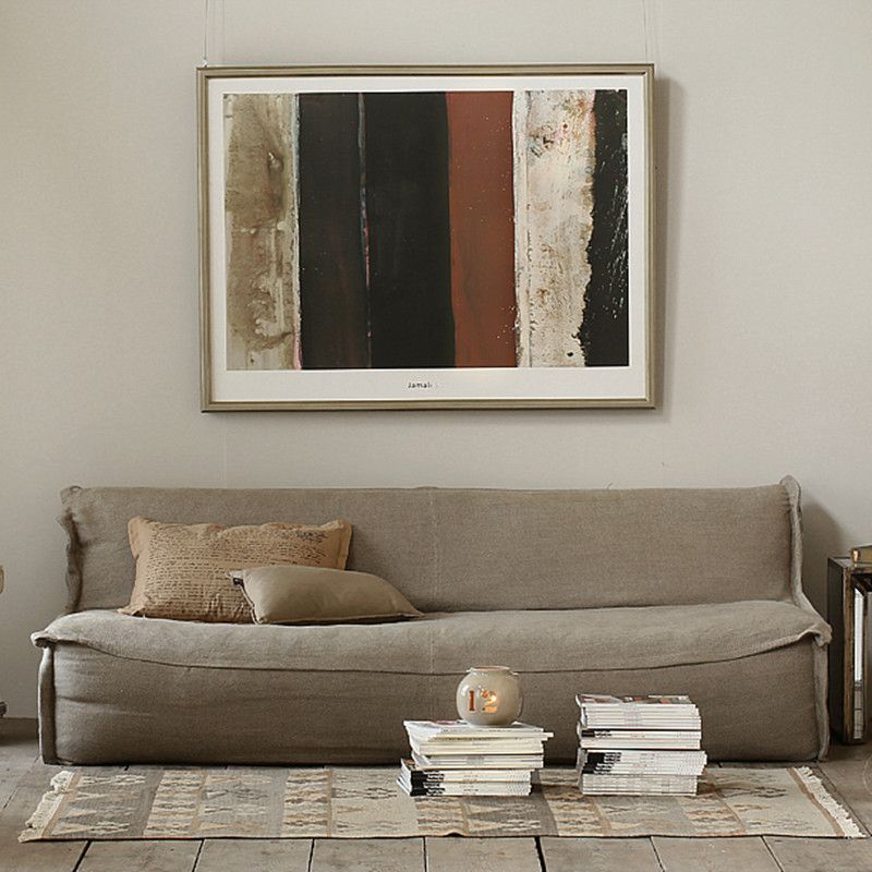 Linen Armless Sofa Tight Back 33"W Modern Sofa for Living Room Clearhalo 'furn' 'furn_sofas' 'Furniture' 'furniture_sofas' 'kitchen' 'kitchen_sofas' 'Living Room Furniture' 'Sofa' 'sofas' 1200x1200_be70817a-5f16-456c-aa39-290d6b2d8536