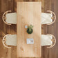 Modern Style Double Pedestal Table Pine Wood Table for Dining Room Clearhalo 'Dining Tables & Seating' 'Dining Tables' 'dining_table' 'furn' 'furn_dining_table' 'Furniture' 'Kitchen & Dining Furniture' 1200x1200_be718c0a-265d-46cd-a3f4-920c01b277eb