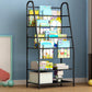 Scandinavian Ladder Bookcase Metal Open Back Bookshelf with Shelves Clearhalo 'Bookcases' 'furn' 'furn_bookcases' 'Furniture' 'Office Furniture' 1200x1200_be71cc31-18cf-4fed-a494-2e8236f29843