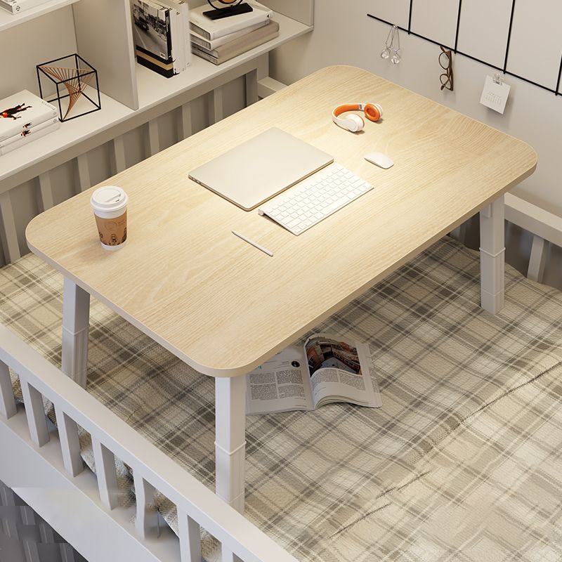 Escritorio de oficina de madera de ingeniería contemporánea escritorio de escritura con piernas blancas