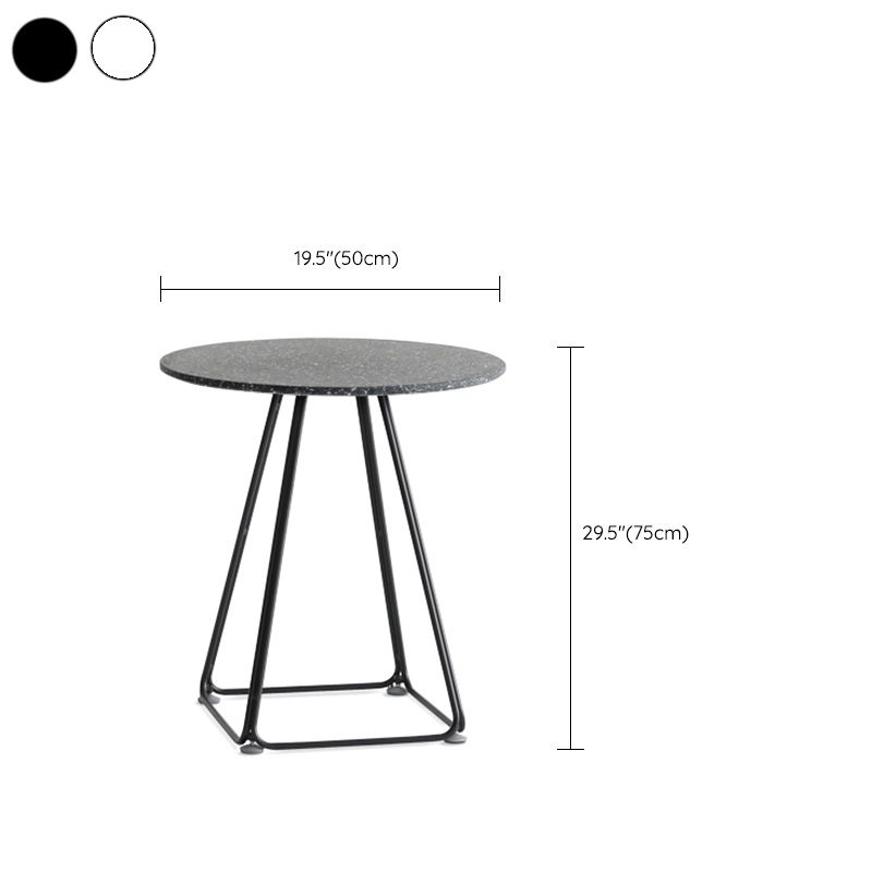 Modern Stone Geometric Dining Table Metal Base for Dining Room Clearhalo 'Dining Tables & Seating' 'Dining Tables' 'dining_table' 'furn' 'furn_dining_table' 'Furniture' 'Kitchen & Dining Furniture' 1200x1200_be773a0a-1c6c-4f11-abc5-0efae2b902c4