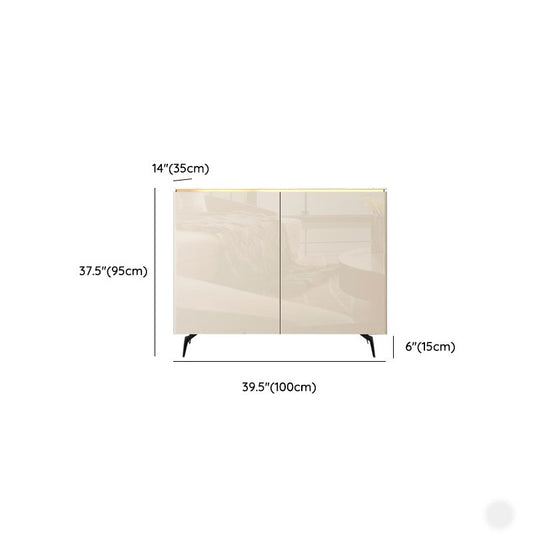 Glam Sideboard Armadio a buffet in legno con armadi