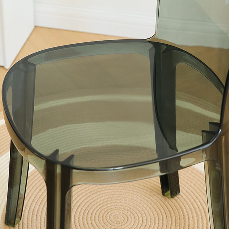 Modern Plastic Side Chair Modern Low Back Armless Chair for Dining Room Clearhalo 'Dining Chairs' 'Dining Tables & Seating' 'dining_chair' 'furn' 'furn_dining_chair' 'Furniture' 'Kitchen & Dining Furniture' 1200x1200_be7e1cc1-cf55-4571-b213-490e0966464c