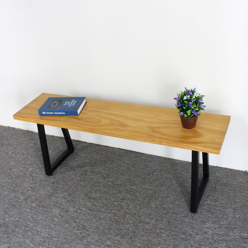 Rectangle 13.8" Wide Entryway Bench Modern Wood Seating Bench Clearhalo 'Benches' 'Chairs & Seating' 'furn' 'furn_benches' 'Furniture' 'Living Room Furniture' 1200x1200_be7ebd6d-408c-4580-acf1-cf503cd17b70