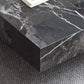 Contemporary Stone Coffee Table Rectangle Sled Coffee Cocktail Table Clearhalo 'Coffee & Accent Tables' 'Coffee Tables' 'coffee_tables' 'furn' 'furn_coffee_tables' 'Furniture' 'Living Room Furniture' 1200x1200_be868445-9c8e-4766-a35f-f0f0f995369d