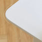 Table à manger rectangulaire avec cadre noir, Table de dinette moderne pour cuisine