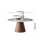 Contemporary Round Shape Gray Table Standard Sintered Stone Dining Table for Kitchen Clearhalo ' dining_table' 'Dining Tables & Seating' 'Dining Tables' 'furn' 'furn_dining_table' 'Furniture' 'furniture_dining_table' 'Kitchen & Dining Furniture' 'kitchen&dining_furn' 'kitchen' 'kitchen_dining_table' 1200x1200_be86eb54-03de-470e-bb79-b726019fec1e
