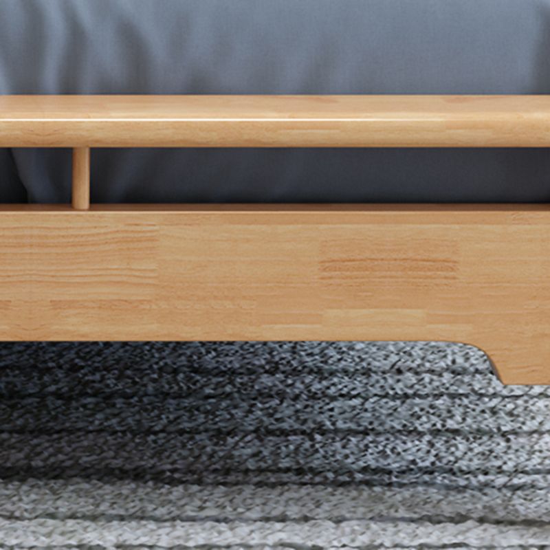 Legno di legno scandinavo con testiera mandrino rettangolare