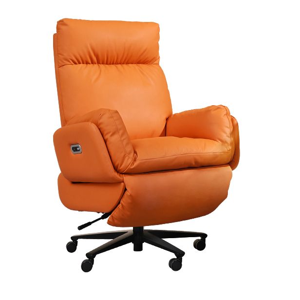 Orange Standard Recliner Power-Push Botton Recliners Position Lock Clearhalo 'Chairs & Seating' 'furn' 'furn_recliners' 'Furniture' 'Living Room Furniture' 'Recliners' 1200x1200_be8ae2de-0ac2-4119-94c5-e37b685c3898