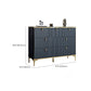Commode en bois manufacturé avec coffre de rangement Classic Glam de 15,21 pouces