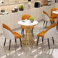 Nordic Round Stone Dining Table 1/3/4/5 Pieces Dining Set for Dining Room