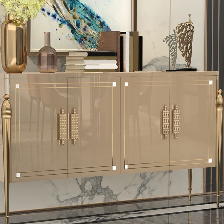 Tavolo moderno tavolo da tavolo ingegnerizzato in legno con porte per soggiorno