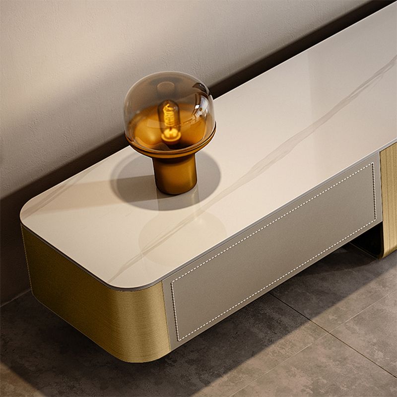 Glam Stone Media Console 4 Drawers TV Stand Console with Metal Legs Clearhalo 'furn' 'furn_tv_stands_entertainment_centers' 'Furniture' 'Living Room Furniture' 'TV Stands & Entertainment Centers' 'TV Stands & Media Storage Furniture' 'tv_stands_entertainment_centers' 1200x1200_be913196-1bfe-4692-a3a0-f72c9be20d28