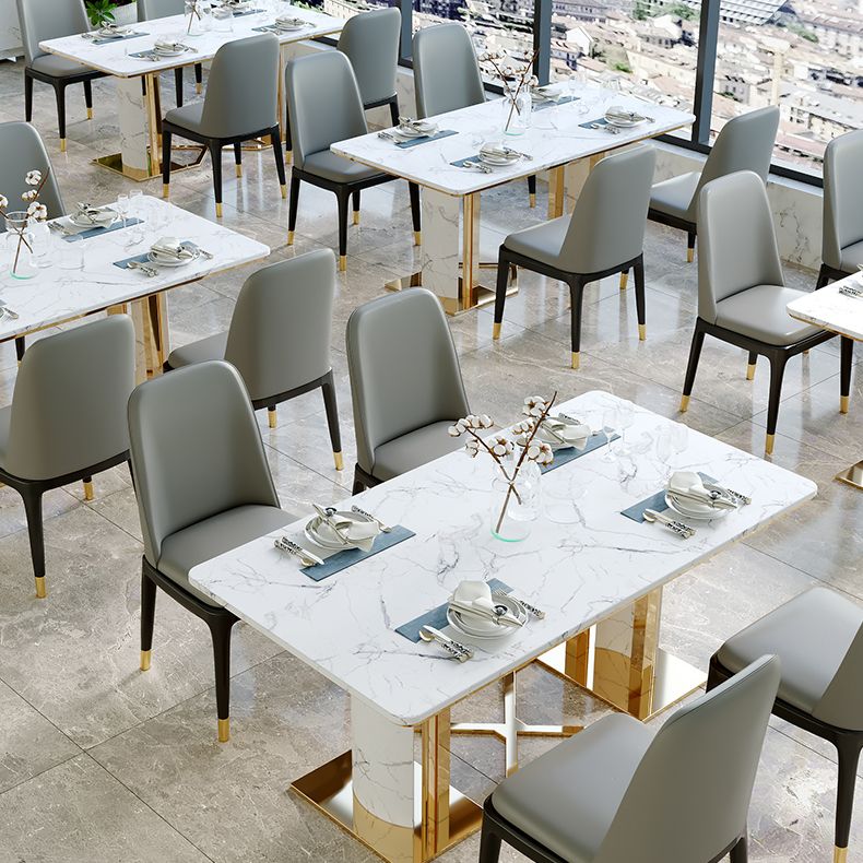 Industrial Home Parsons Side Chair Matte Finish Leather Dining Chair Clearhalo 'Dining Chairs' 'Dining Tables & Seating' 'dining_chair' 'Furniture' 'furniture_dining_chair' 'Kitchen & Dining Furniture' 1200x1200_be925d63-58a9-468c-82aa-ad6f4fb3e041