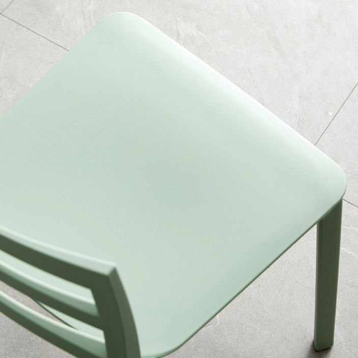 Scandinavian Plastic Side Chair Stackable Kitchen Dining Room Chair Clearhalo 'Dining Chairs' 'Dining Tables & Seating' 'dining_chair' 'Furniture' 'furniture_dining_chair' 'Kitchen & Dining Furniture' 1200x1200_be9548bd-b89d-4602-94b0-a7a7cb83b145