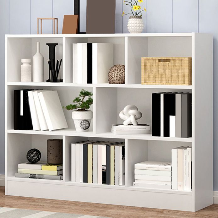 Wood Standard Bookshelf Contemporary Style Bookcase for Living Room Clearhalo 'Bookcases' 'furn' 'furn_bookcases' 'Furniture' 'furniture_bookcases' 'Office Furniture' 1200x1200_be954bcb-7b86-4dd5-9883-67732f4f755d