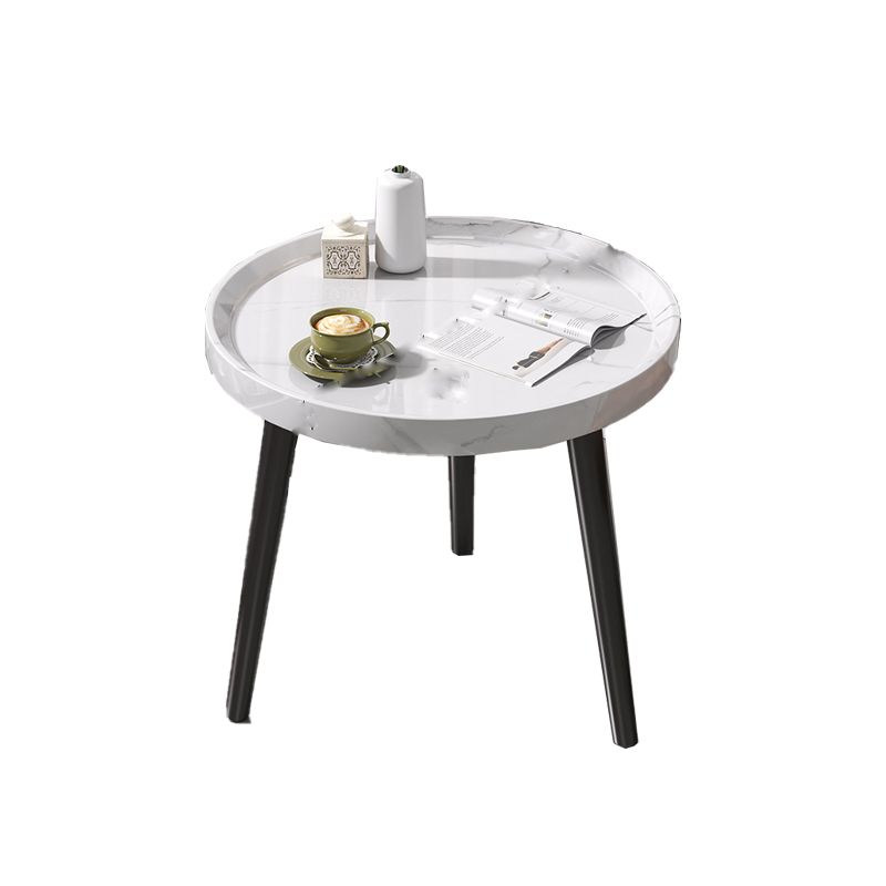 Modern 3 Legs Wooden Coffee Table Round Top Shape Cocktail Table for Living Room Clearhalo 'Coffee & Accent Tables' 'Coffee Tables' 'coffee_tables' 'furn' 'furn_coffee_tables' 'Furniture' 'Living Room Furniture' 1200x1200_be9865e8-e4cb-4129-886f-e7d46c2d2b49