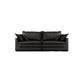 Black Stain Resistant Contemporary Faux Leather Square Arm Sofa with Bolster Pillows Clearhalo 'furn' 'furn_sofas' 'Furniture' 'furniture_sofas' 'kitchen' 'kitchen_sofas' 'Living Room Furniture' 'Sofa' 'sofas' 1200x1200_be9ce57e-1f17-4486-9ec0-2e92e12cb37e