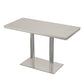 Industrial Stainless Steel Dining Table Metal Base Table for Dinning Room Clearhalo ' dining_table' 'Dining Tables & Seating' 'Dining Tables' 'furn' 'furn_dining_table' 'Furniture' 'furniture_dining_table' 'Kitchen & Dining Furniture' 'kitchen&dining_furn' 'kitchen' 'kitchen_dining_table' 1200x1200_be9d688e-9ca7-4fe1-a962-a68656e56da5