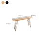 Mesa moderna con altura de barra, mesa de pub tipo bistró con tapa de madera maciza y cuatro patas