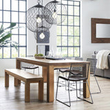 Rectangle 4 Legs Minimalist Dining Table Solid Wood Fixed Table for Restaurant Clearhalo ' dining_table' 'Dining Tables & Seating' 'Dining Tables' 'furn' 'furn_dining_table' 'Furniture' 'furniture_dining_table' 'Kitchen & Dining Furniture' 'kitchen&dining_furn' 'kitchen' 'kitchen_dining_table' 1200x1200_bea124d2-7bd5-4088-82f1-5d7f76bf488c
