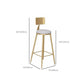 Juego de mesa de bar estilo Glam, juego de mostrador rectangular de mármol sintético de 1/3 piezas