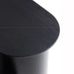 Mid-Century Modern 16.53" H Oval Wood Top Iron Abstract Base Coffee Table Clearhalo 'Coffee & Accent Tables' 'Coffee Tables' 'coffee_tables' 'furn' 'furn_coffee_tables' 'Furniture' 'Living Room Furniture' 1200x1200_bea6c363-28a9-4d28-a273-f3e69543b7bd