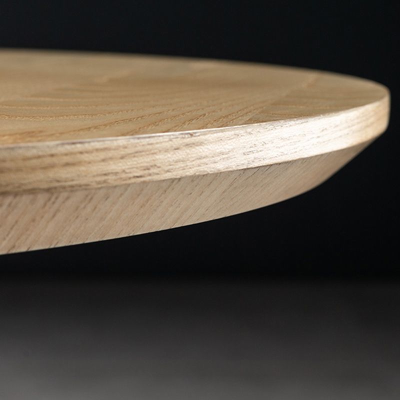 23,6 "tavolo da piedistallo alto in ferro di ferro tavola in legno massiccio