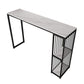 Modern Simple Counter Table 42-inch Height Artificial Marble Top Bar Table Clearhalo 'Bar Furniture' 'Bar Tables' 'bar_tables' 'furn' 'furn_bar_tables' 'Furniture' 'Kitchen & Dining Furniture' 1200x1200_bea747d4-a788-4979-99e5-b35b41eb395f