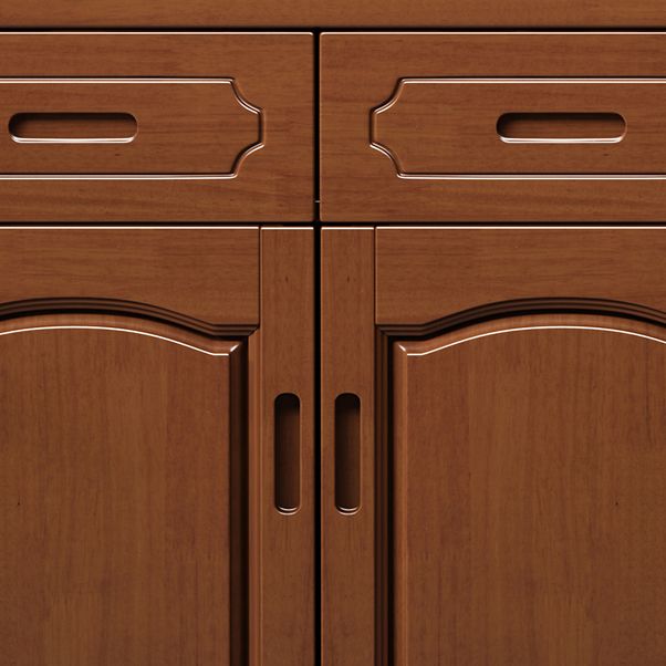 Contemporary Sideboa Wood Glass Doors Side Board with Drawers and Cabinets Clearhalo 'buffet_sideboard' 'Buffets & Sideboards' 'furn' 'furn_buffet_sideboard' 'Furniture' 'Kitchen & Dining Furniture' 1200x1200_bea9b65b-aa2a-412d-895f-d126569711b7