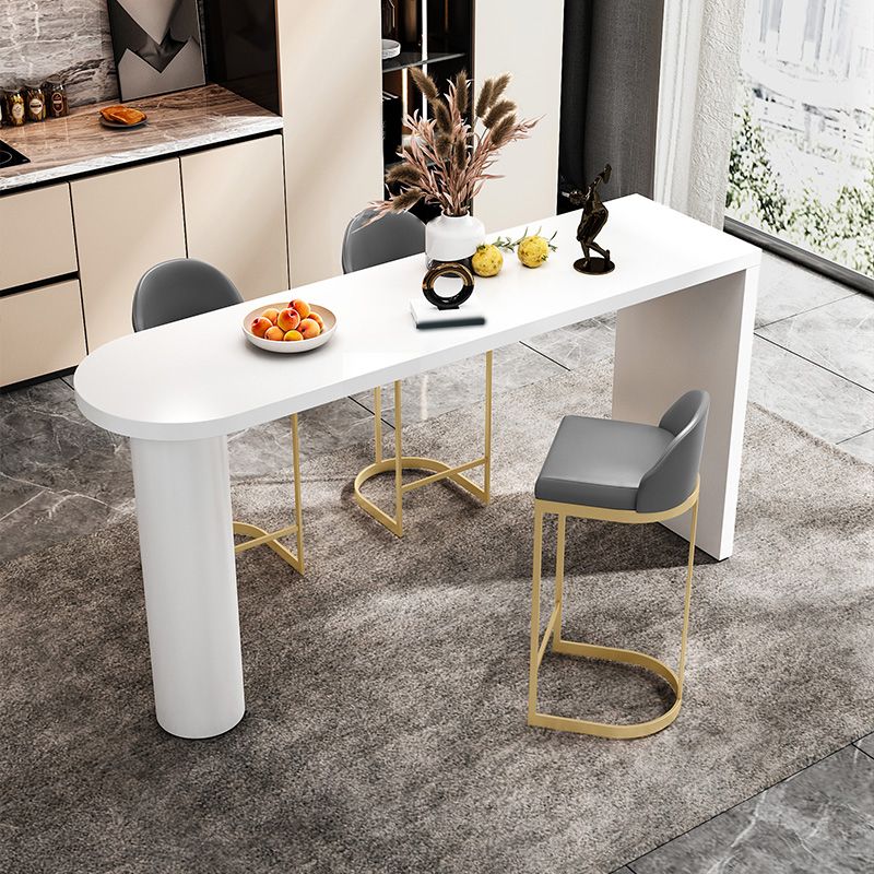 Industrial 1/3/4/5 Pieces Bar Table Set Rectangle Wood Counter Table with High Stools Clearhalo 'Bar Furniture' 'furn' 'furn_home_bar_bar_sets' 'Furniture' 'Home Bars & Bar Sets' 'home_bar_bar_sets' 'Kitchen & Dining Furniture' 1200x1200_bead1d7c-f127-43fc-ad62-1d97f5eb5e6f