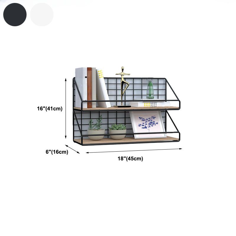 Modern Metal Bookcase, Geometric Bookshelf for Any Room, 6.5" W Clearhalo 'Bookcases' 'furn' 'furn_bookcases' 'Furniture' 'Office Furniture' 1200x1200_bead3e14-8a93-428b-8426-0a5a37895b9f