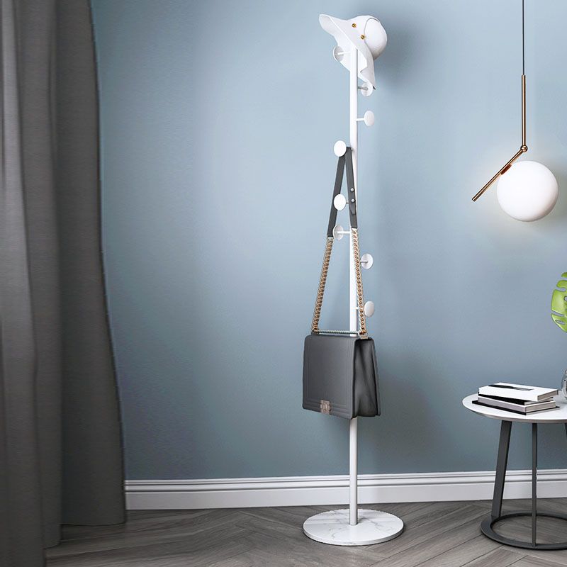 Modern Entryway Metal Free Standing No Distressed 8 Hooks Coat Rack Clearhalo 'Entry & Mudroom Furniture' 'furn' 'furn_hall_tree_coat_racks' 'Furniture' 'Hall Trees & Coat Racks' 'hall_tree_coat_racks' 1200x1200_beae883a-111f-4d8f-86b3-11ed78f6be2e