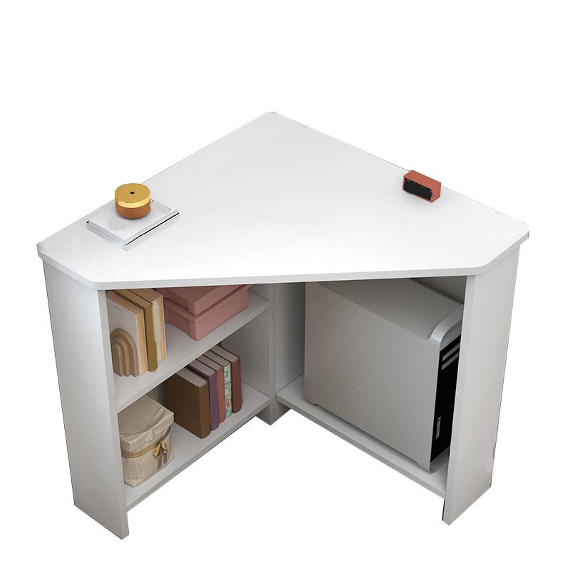 Modern Computer Desk Manufactured Wood Corner Writing Desk , 28.86 Inch H