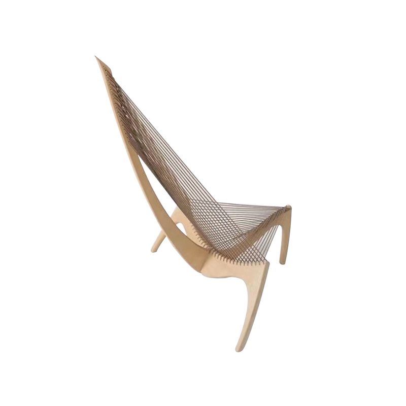 Modern Style Side Chair Solid Wood High Back Side Chair for Dining Room