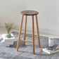 Modern Round Counter Bar Stool Armless Wood Indoor Bar Stool with Footrest Clearhalo 'Bar Furniture' 'Bar Stools' 'bar_stools' 'furn' 'furn_bar_stools' 'furniture_bar_stools' 'Kitchen & Dining Furniture' 'kitchen&dining_furn' 'kitchen' 'kitchen_furn' Furniture' 1200x1200_beb1936b-0af7-4e3f-8acf-78aa36672c1d