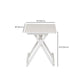 Modern Folding Wood Top Dining Table with Metal Leg for Living Room Clearhalo 'Dining Tables & Seating' 'Dining Tables' 'dining_table' 'furn' 'furn_dining_table' 'Furniture' 'Kitchen & Dining Furniture' 1200x1200_beb1e16a-e071-482b-9299-64f06030c5db