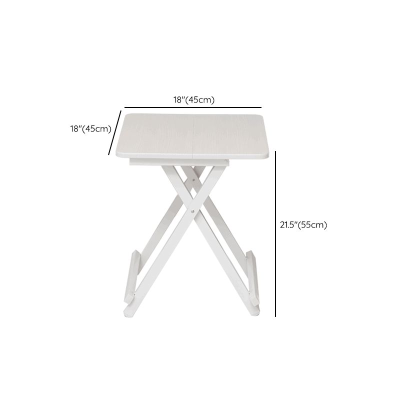 Modern Folding Wood Top Dining Table with Metal Leg for Living Room Clearhalo 'Dining Tables & Seating' 'Dining Tables' 'dining_table' 'furn' 'furn_dining_table' 'Furniture' 'Kitchen & Dining Furniture' 1200x1200_beb1e16a-e071-482b-9299-64f06030c5db