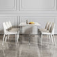 Modern Style Sintered Stone Dining Table Set White 1/4/6/7/8 Pieces Dining Set Clearhalo 'Dining Room Sets' 'Dining Tables & Seating' 'dining_room_set' 'furn' 'furn_dining_room_set' 'Furniture' 'Kitchen & Dining Furniture' 1200x1200_beb26a02-320e-49aa-af5c-a71b8ef05d49
