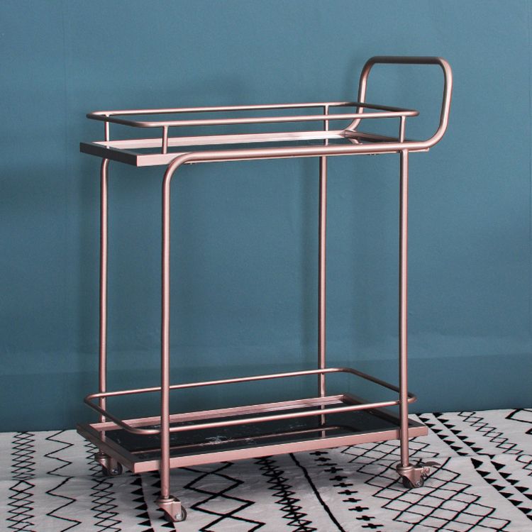 ホームダイニング準備テーブルキャスター付きモダンな長方形の準備テーブル